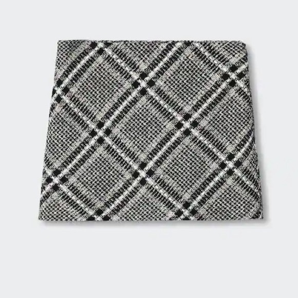 Mango Tweed Mini Skirt - Picture 6 of 10